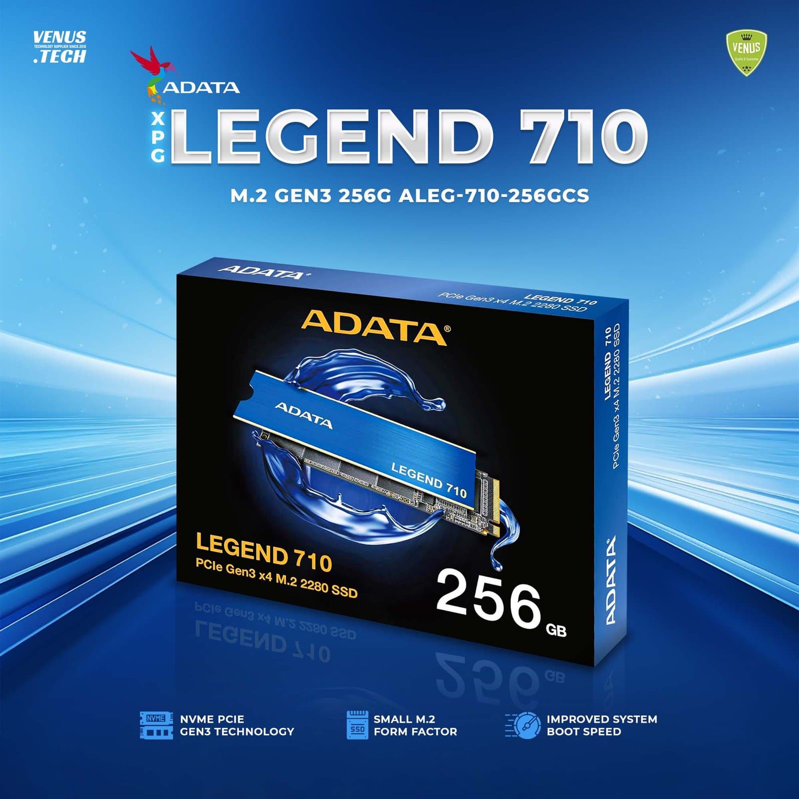 ADATA  XPG Legend 710 M.2 Gen3 256G ALEG-710-256GCS