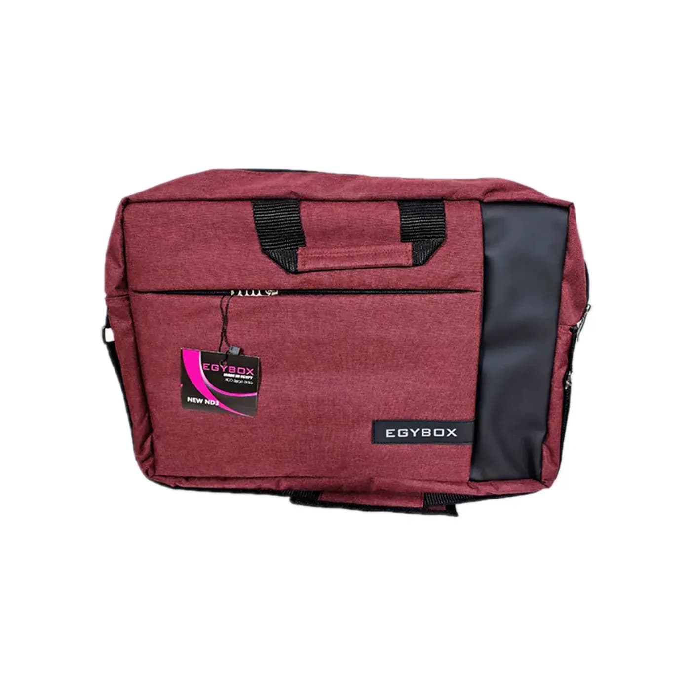 Egybox F1 Waterproof 15.6” Laptop Shoulder Bag, Maroon & Black (New)