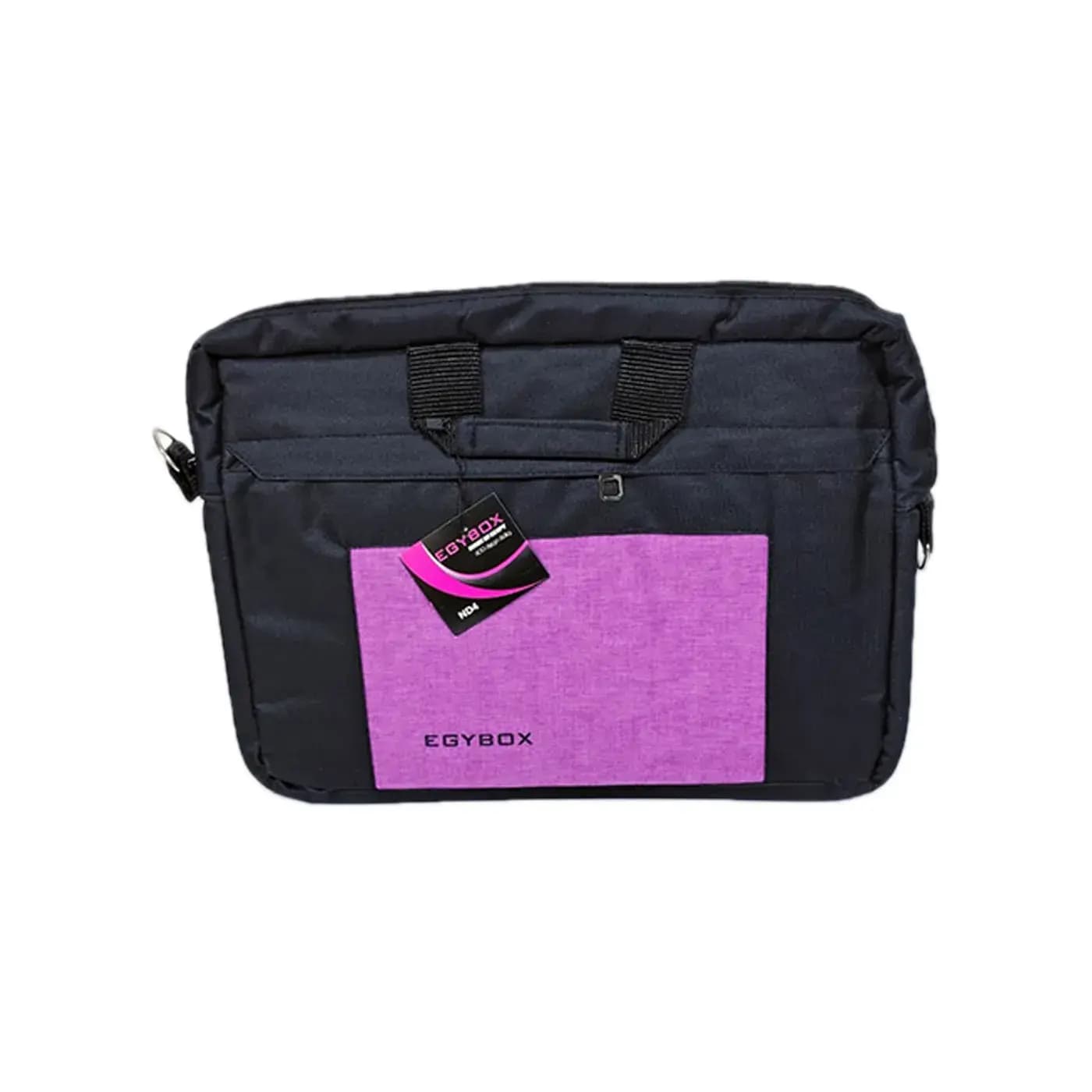 Egybox ND4 Waterproof 15.6” Laptop Shoulder Bag, Black & Purple (New)