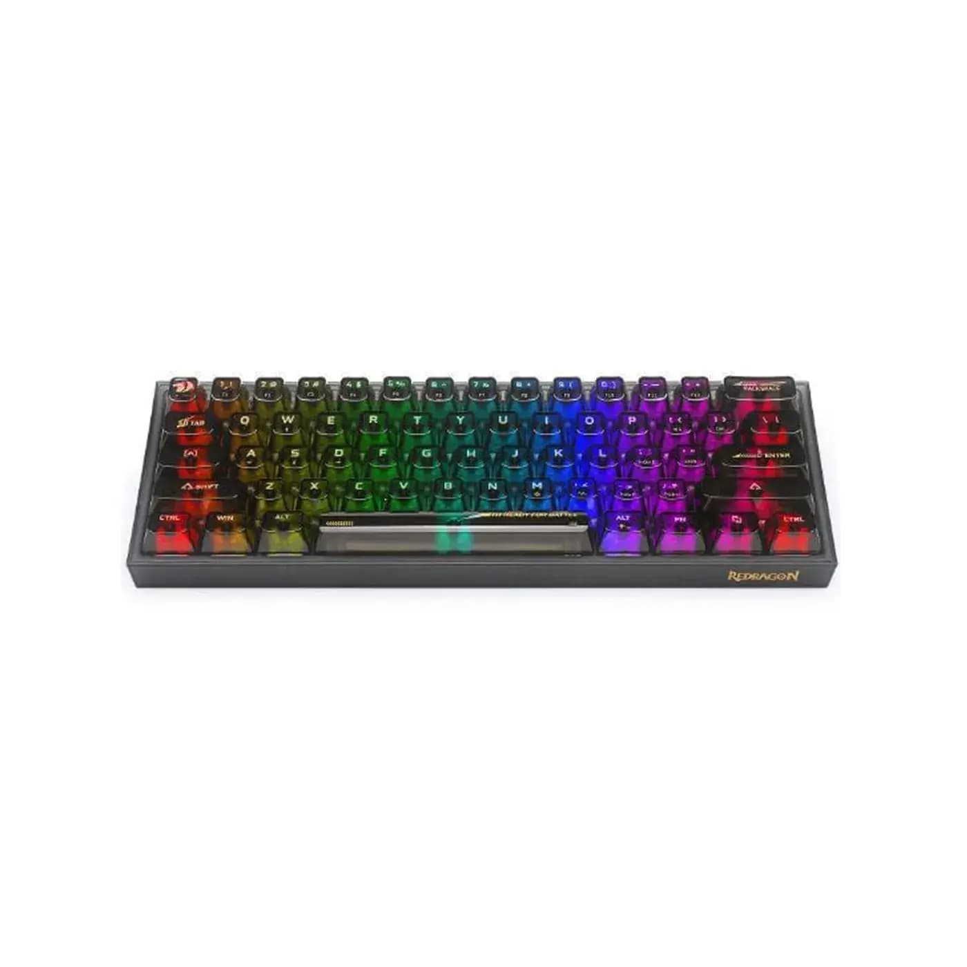 Redragon Fizz K617 CTB RGB (Black) -Crystal Switch- Keyboard (New)