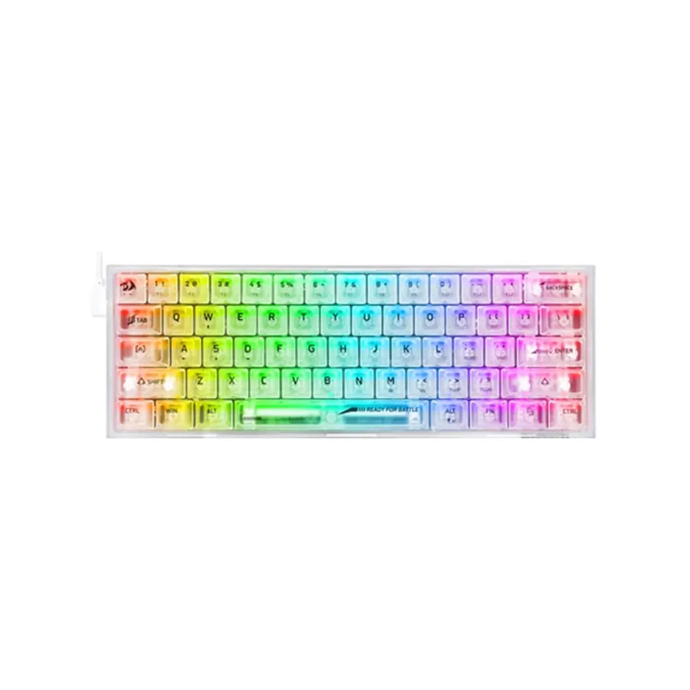 Redragon Fizz K617 CT RGB (Crystal) -Crystal Switch- Keyboard (New)