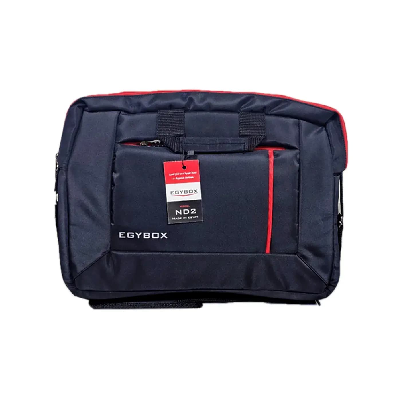 Egybox ND2 Waterproof 15.6” Laptop Shoulder Bag, Black & Red (New)