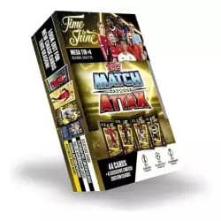 Topps Match Attax 24/25 علبة Mega Tin 'Time to Shine' - علبة 4 - تشمل 44 بطاقة Match Attax بالإضافة إلى 4 بطاقات LE حصرية - ترينت ألكسندر-أرنولد، لامين يامال، ثيو هيرنانديز وفيكتور جيوكيريس!