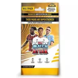 لعبة بطاقات التداول Topps دوري أبطال أوروبا Match Attax 24/25 (عبوة Multipack)
