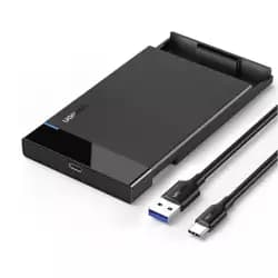 UGREEN US221 USB-C 2.5 inch HDD Enclosure Rack -Black (30848) (Used)