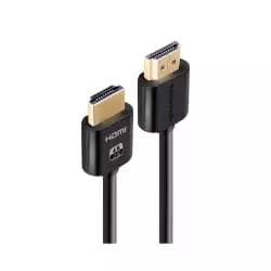 كابل HDMI من Promate بدقة 4K عالي السرعة بطول 3 متر مع موصل مطلي بالذهب 24k ودعم إيثرنت وفيديو 3D، موديل prolink4k2-300