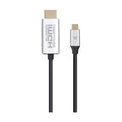 كابل بروميت USB-C إلى HDMI بدقة 4K 60Hz، كابل عالمي (متوافق مع Thunderbolt 3) يدعم شاشات 4K x 2K بطول 6 قدم لماك بوك، ديل، سامسونج، كروم بوك، HDLink-60H