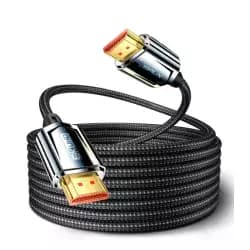 كابل JSAUX (عبوة 1 قطعة) 8K@60Hz HDMI إلى HDMI من سبائك الزنك، 5 متر cv0046 - أسود