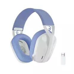 سماعة جيمنج لوجيتك G435 لاسلكية LIGHTSPEED - أبيض - 2.4GHz