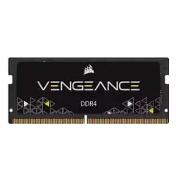 طقم رام كورسير VENGEANCE للأداء العالي سعة 8GB (1x8GB) DDR4 بتردد 3200 CL22 SODIMM للجيل الحادي عشر من معالجات انتل - أسود (CMSX8GX4M1A3200C22)