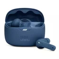 سماعة أذن JBL Tune Beam لاسلكية بالكامل بخاصية عزل الضوضاء (أزرق) - (مستعمل)