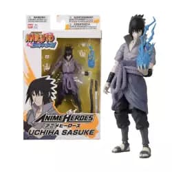 مجسم شخصية Bandai Anime Heroes، ناروتو شيبودن، ساسكي أوتشيها (رينجان/مانجيكيو شارينجان)، متعدد الألوان، 17 سم، 36962