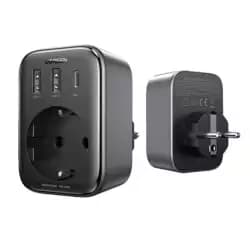 UGREEN 30W 4-in-1 Outlet Extender -Black (90613) Model:CD314