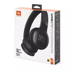 سماعة JBL LIVE 670NC لاسلكية فوق الأذن بخاصية إلغاء الضوضاء التكيفي - أسود