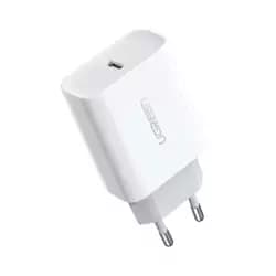 يو جرين 20 وات شاحن سريع USB-C PD - أبيض موديل CD137 (60450)