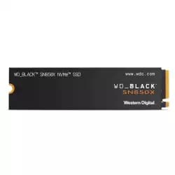 هارد SSD داخلي للجيمنج ويسترن ديجيتال WD_BLACK SN850X NVMe سعة 1TB - واجهة Gen4 PCIe، مقاس M.2 2280، سرعة تصل إلى 7,300MB/S - WDS100T2X0E