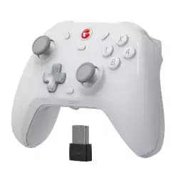 يد تحكم لاسلكية GameSir T4 Cyclone Pro لجهاز Switch/Lite/OLED، يد تحكم Hall Effect (بدون انحراف) للكمبيوتر، Switch، Steam Deck، أندرويد و iOS (أبيض)