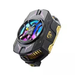 مبرد موبايل Black Shark FunCooler 4 Pro تبريد حراري تايب سي RGB للجيمنج، متوافق مع ايفون واندرويد - اسود