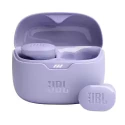سماعة أذن JBL Tune Buds لاسلكية بالكامل بخاصية عزل الضوضاء، صوت JBL Pure Bass، بلوتوث 5.3، 4 ميكروفونات، بطارية 48 ساعة، مقاومة للماء والغبار (بنفسجي)