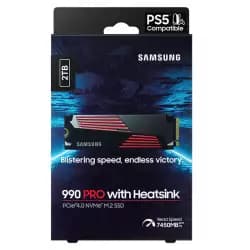 سامسونج 990 PRO هارد SSD M.2 سعة 2TB PCIe 4.0 NVMe مع مشتت حراري