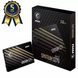 MSI Spatium S270 SATA III 2.5" 240GB Internal SSD
