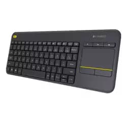 LOGITECH K400 Plus Wireless Touch Keyboard - BLACK  ( Arabic )