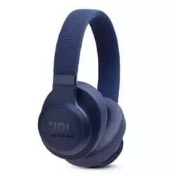 سماعة JBL Live 500BT لاسلكية فوق الأذن، تحكم صوتي، صوت JBL المميز، بطارية 30 ساعة، شحن سريع - أزرق (مفتوحة العلبة)