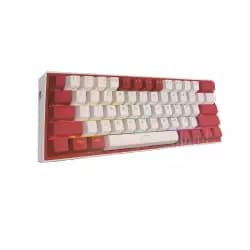 كيبورد جيمنج سلكي Redragon FIZZ K617WR-RGB أبيض / أحمر