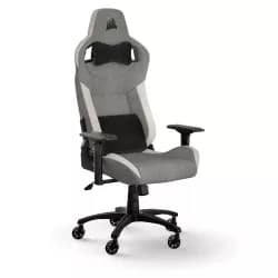 CORSAIR T3 RUSH Fabric Gaming Chair Gray-White | CF-9010058-WW