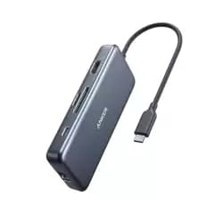 انكر PowerExpand+ موزع 7 في 1 USB-C PD مع إيثرنت - فضي | A8352