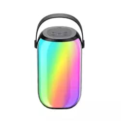 سماعة SIA SP701 لاسلكية، إضاءة RGB متدرجة، أسود
