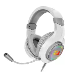 سماعة رأس جيمنج Redragon HYLAS H260 بإضاءة RGB - أبيض