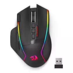 ماوس جيمنج قابل للشحن Redragon M915 SWAIN RGB 2.4G/USB-C - 16,000 DPI (أسود)