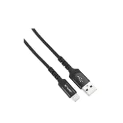 كابل JSAUX سلسلة Flex – من USB-A إلى USB-C – شحن سريع 3 أمبير مجدول بالنايلون متين – 1 متر – أسود