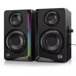 سماعات مكتبية خشبية Redragon GS812 لاسلكية RGB أسود