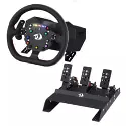 عجلة قيادة Redragon GT-32 للسباقات مع دواسات أرضية