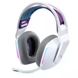 سماعة لوجيتك G733 LIGHTSPEED لاسلكية للجيمنج مع إضاءة RGB أبيض | 981-000883