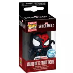 Pocket POP Keychain Marvel Spider-Man 2 Advanced Suit 2.0 Symbiote Takeover