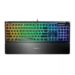 كيبورد جيمنج SteelSeries Apex 3 سلكي أسود