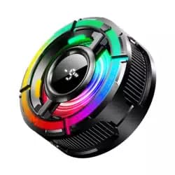 MEMO CX15 Digital Display Mobile Game Cooling Fan Colorful Led Light Phone Cooler With Four Types RGB Light