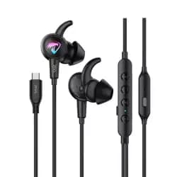 سماعة أذن Piva S6C-H بمنفذ Type-C - أسود