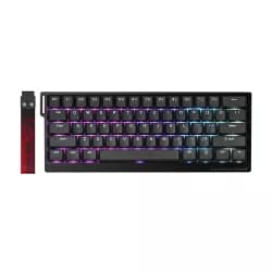كيبورد ميكانيكي جيمنج احترافي Madlions MAD 60 HE RGB - سويتشات Amber Pro مغناطيسية - أسود