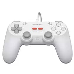 يد تحكم GameSir Tegenaria Lite سلكية متماثلة، معدل استجابة 1000Hz، أذرع Hall Effect وزرين قابلين لإعادة التعيين، اهتزاز مزدوج، تيربو، للكمبيوتر، أبيض | T3 LITE
