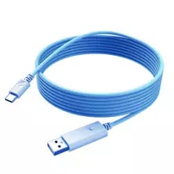 كابل جيم سير 3 متر USB إلى USB-C لـ G7/G7SE/T4 Kaleid أزرق