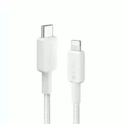 Anker 322 USB-C to Lightning Cable 3ft Braided A81B5H21 - White