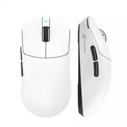 ماوس جيمنج لاسلكي خفيف الوزن ATTACK SHARK X8 Series ثلاثي الاتصال - أبيض