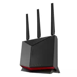 راوتر جيمنج اسوس RT-BE86U BE6800 ثنائي النطاق WiFi 7، يدعم 4096-QAM، MLO، كشف WAN بالذكاء الاصطناعي، AiMesh، أمان شبكة بدون اشتراك، ميزات VPN شاملة، Guest Network Pro، للجيمنج