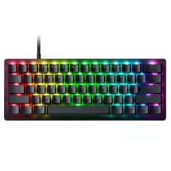 كيبورد جيمنج ميكانيكي ريزر Huntsman V3 Pro 60% Mini، سويتش ضوئي تناظري Gen-2، أغطية مفاتيح PBT، كابل Type-C قابل للفصل، تخطيط إنجليزي، أسود | RZ03-04990100-R3M1