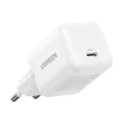 UGREEN X513 30W 1C GaN Wall Charger – USB-C Fast Charging Adapter (Model 65009) – White