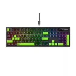 كيبورد جيمنج ميكانيكال Havit Gamenote KB893L RGB أسود / أخضر